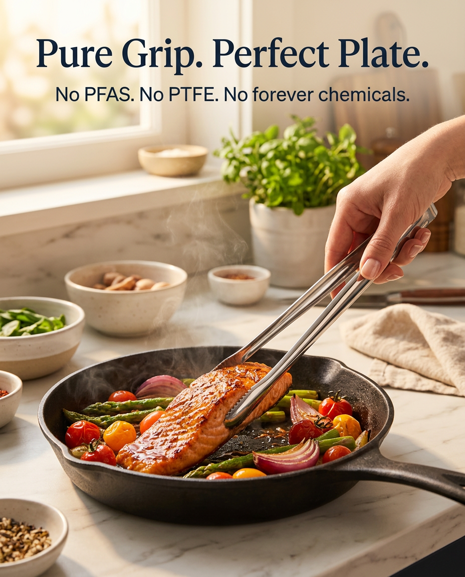 True Cookware Stainless Steel Kitchen Tongs