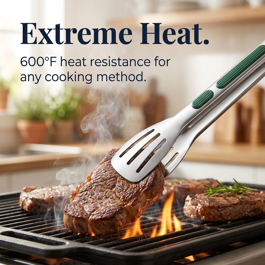 True Cookware Stainless Steel Tongs