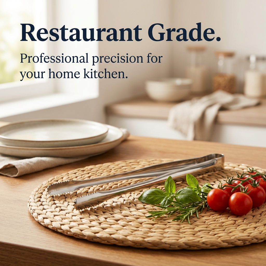 True Cookware Stainless Steel Kitchen Tongs