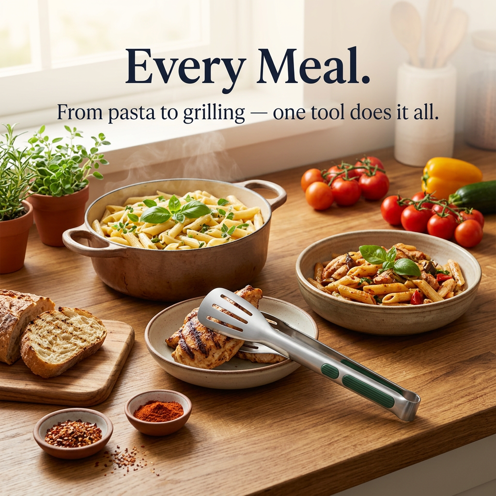 True Cookware Stainless Steel Tongs