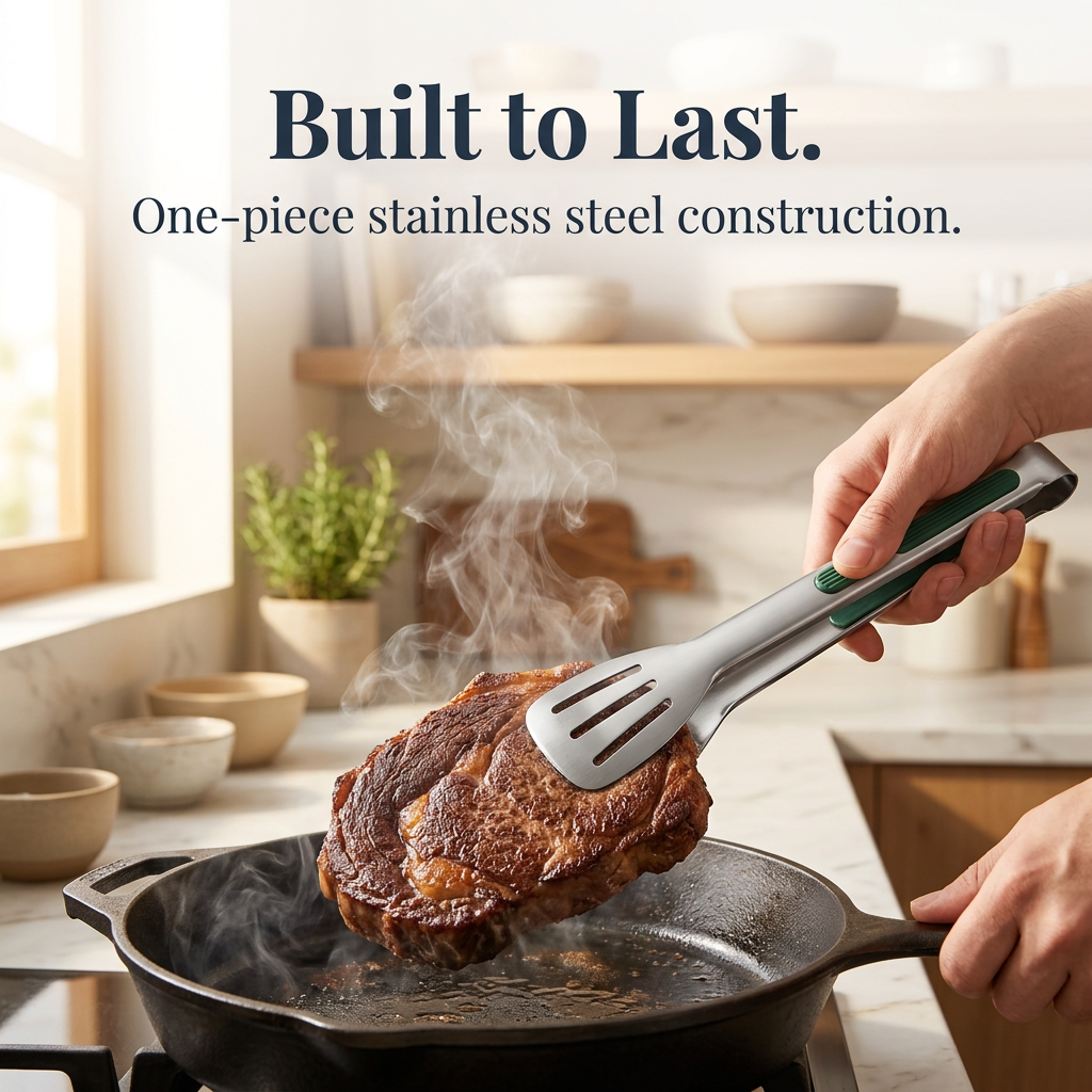 True Cookware Stainless Steel Tongs